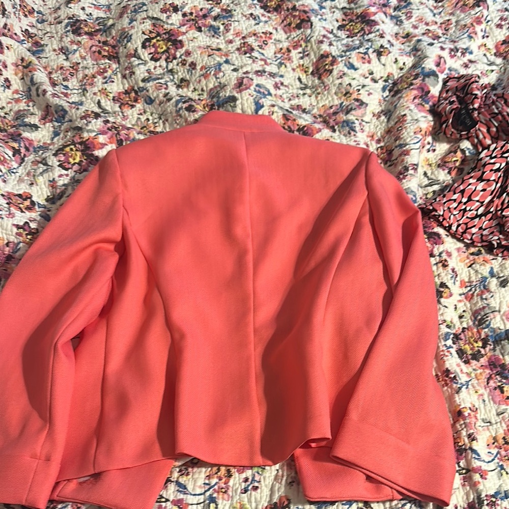 Perceptions Pink Blazer Elegant Structured Pantsu… - image 5